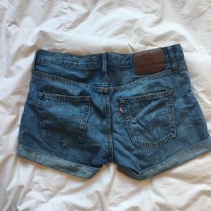 Levi's Cuffed Jean Shorts, Size 4
